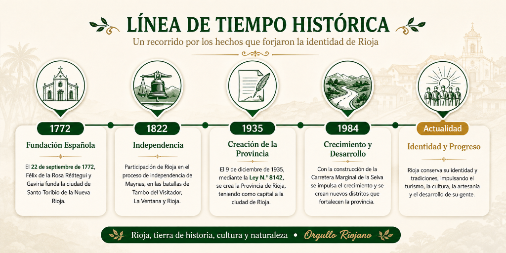 Línea de Tiempo Histórica de Rioja